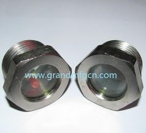 NPT 1/2&quot; BITZER Kühlschmelzglas aus Stahl mit rotem Kugelglas