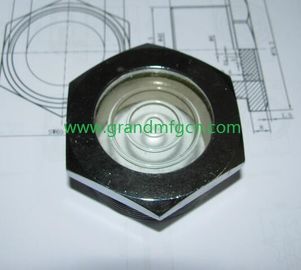 NPT 1/2&quot; BITZER Kühlschmelzglas aus Stahl mit rotem Kugelglas