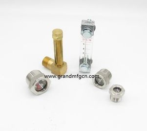 Kunststoffölspiegelindikator / Hydraulikölspiegelindikator aus Aluminium mit Spiegelzeichen für Dünnwandbehälter