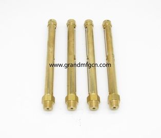 Messungen für den Ölpegel in männlichen NPT-, BSP-, G-Gäben1/8&quot;,1/4&quot;,3/8&quot;,1/2&quot;3/4&quot;, mit Quarzglasrohr