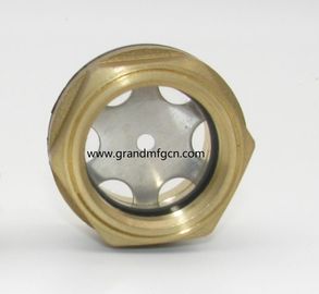 BSP Ölsichtglas G Gewinde 1&quot; 1-1/4&quot; 1-1/2&quot; Messing Ölsichtglas mit SS-Reflektor ohne Veredelung für Geschwindigkeitsmindergetriebe