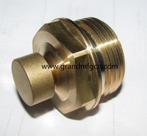NPT männlicher Faden 3/8&quot; 1/2&quot; 3/4&quot; natürliche Messing Atemventilationsstecker,Luft freigesetzt Stecker,professioneller Hersteller in China