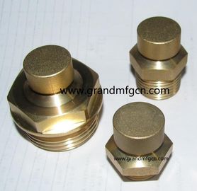 NPT männlicher Faden 3/8&quot; 1/2&quot; 3/4&quot; natürliche Messing Atemventilationsstecker,Luft freigesetzt Stecker,professioneller Hersteller in China