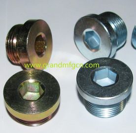 BSP 1/4&quot; 1/2&quot; 3/4&quot; 1&quot; 1 1/4&quot; Zinkplattierte Stahlöl-Abflussstecker in allen Größen,Öl-Abflussstecker Lieferant in China