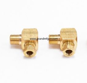 PPL Messing CNC Maschinenteile Messing Ellenbogenverbindung männlich weiblich NPT BSP Metrisches Gewinde