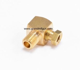 PPL Messing CNC Maschinenteile 1/4 Zoll Messing Ellenbogenverbindung männlich weiblich NPT BSP Metrisches Gewinde