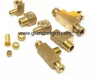 PPL Messing CNC Maschinenteile 1/4 Zoll Messing Ellenbogenverbindung männlich weiblich NPT BSP Metrisches Gewinde