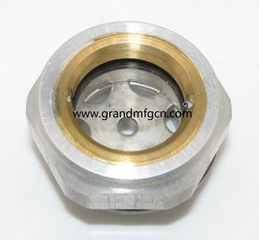 Metrisches Gewinde M16 M27 M33 M36 M42 Luftkompressor Ölstandsanzeige Sichtglas Aluminium Ölstand Sichtglas für Geschwindigkeitsreduktoren und Leistungsübertragung
