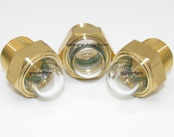 NPT-Faden 1/2 &quot; 3/4 &quot; 1&quot; Messing-Ölpegelscheinglas ohne Reflektor ohne Veredelung, China