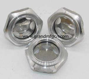 Metrisches Gewinde M36X1.5 M33X1.5 Reduktor Aluminium Ölstandsanzeiger Sichtglas nach Maß verfügbar