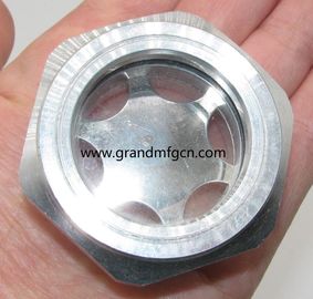 Metrisches Gewinde M36X1.5 M33X1.5 Reduktor Aluminium Ölstandsanzeiger Sichtglas nach Maß verfügbar