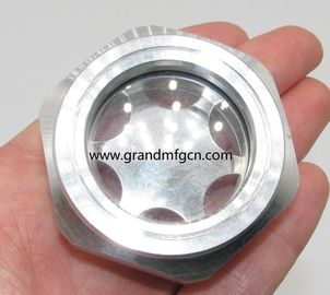 Metrisches Gewinde M30X1.5 M33X1.5 Reduktor Aluminium Ölstandsanzeiger Sichtglas nach Maß verfügbar