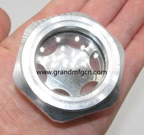 Metrisches Gewinde M18X1.5 M20X1.5 Reduktor Aluminium Ölstandsanzeiger Sichtglas kundenspezifisch verfügbar