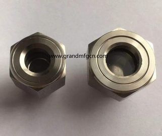 100 bar NPT 1/4 Druck Edelstahl Ölsichtglas SS304 100 bar für Bohrplattform
