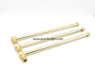 männliche NPT-Faden 1/4 &quot;natürliche Messing Öl Sicht Glas-Niveaumessgerät für Öl-Niveau-Checking Quarz-Glasrohr ODM OEM willkommen