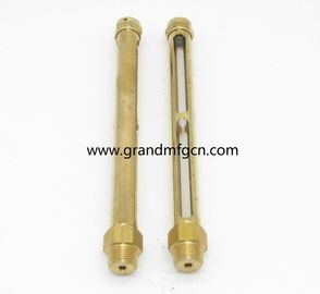 Messingglas mit Messungsglas, Ölpegelmessgeräte in männlichen NPT-, BSP-, G-Gaden1/8&quot;,1/4&quot;,3/8&quot;,1/2&quot;3/4&quot;,1&quot;, mit Quarzglasrohr