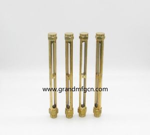 Messingglas mit Messungsglas, Ölpegelmessgeräte in männlichen NPT-, BSP-, G-Gaden1/8&quot;,1/4&quot;,3/8&quot;,1/2&quot;3/4&quot;,1&quot;, mit Quarzglasrohr