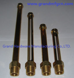Messing Tubular Sicht Ölpegelmessgeräte in männlichen NPT, BSP, G-Dreh1/8&quot;,1/4&quot;,3/8&quot;,1/2&quot;3/4&quot;,1&quot;,mit Quarzglasrohr