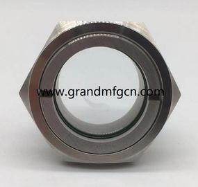 NPT 2&quot; 1&quot; Hochdruck-Edelstahl-Ölsichtbrille SS304 80 bar OEM- und ODM-Service