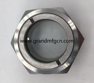 NPT 2&quot; 1&quot; Hochdruck-Edelstahl-Ölsichtbrille SS304 80 bar OEM- und ODM-Service