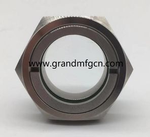 NPT 2&quot; 1&quot; Hochdruck-Edelstahl-Ölsichtbrille SS304 80 bar OEM- und ODM-Service
