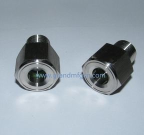 NPT 1/4 Druck Edelstahl Ölsichtbrille SS304 100 Bar Turbinenkammer OEM und ODM-Service