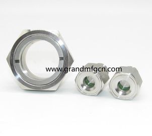 hochdruck M33 M42X1.5 M60X2 Edelstahl 304 Reaktormischgeräte Sichtglas OEM und ODM Service