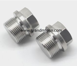 Hydraulische SUS304 Stecker kundenspezifische SS304 Edelstahl Hexagonalstecker Quadratstecker