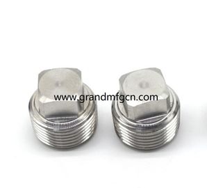 Hydraulische SUS304 Stecker kundenspezifische SS304 Edelstahl Quadratstecker Quadratstecker