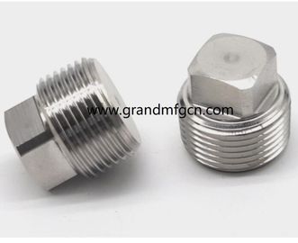 Hydraulische SUS304 Stecker kundenspezifische Sechseckenstecker SS304 Edelstahl achtseckige Stecker quadratische Stecker
