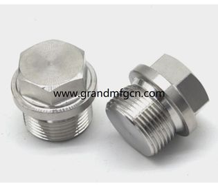 Hydraulische SUS304 Stecker kundenspezifische Sechseckenstecker SS304 Edelstahl achtseckige Stecker quadratische Stecker