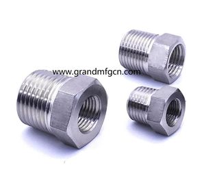 Hydraulische SUS304 Stecker kundenspezifische sechsseckige Stecker aus Edelstahl Guss achtseckige Stecker quadratische Stecker