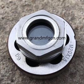 NPT-Garn 3/8 3/4 Zoll Edelstahl 316 Beobachtung Ölstand Sichtbrille OEM-Service ohne Veredelung