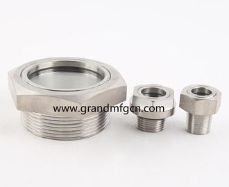 NPT-Garn 3/8 3/4 Zoll Edelstahl 316 Beobachtung Ölstand Sichtbrille OEM-Service ohne Veredelung