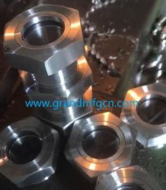 Metrisches Garn M33x1.5 aus Edelstahl 316 Beobachtung Ölstandssichtbrille mit Verschlussmutter OEM-Service ohne Veredelung