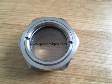 NPT-Faden 1/8 1/4 3/4 1/2 Zoll Edelstahl SS316 SS304 Beobachtung Ölstand Sichtbrille OEM-Service ohne Veredelung