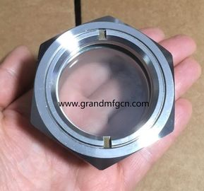hochdruck NPT2&quot; aus Edelstahl 316 Reaktor Ausrüstung Sichtglasstecker für geschlossenen Schleife BHO Extraktor OEM ODM