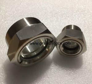 NPT-Faden 1/8 1/4 3/4 1/2 Zoll Edelstahl SS316 SS304 Beobachtung Ölstand Sichtbrille OEM-Service ohne Veredelung