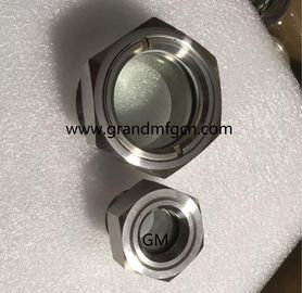 NPT-Faden 1/8 1/4 3/4 1/2 Zoll Edelstahl SS316 SS304 Beobachtung Ölstand Sichtbrille OEM-Service ohne Veredelung