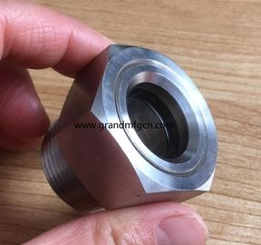 hochdruck M33M42x1,5 Edelstahl 304 Sichtglas Sichtstecker für geschlossenen Kreislauf BHO / PHO-Extraktor OEM ODM-Service
