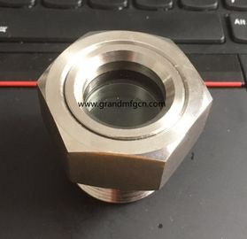 hochdruck M33M42x1,5 Edelstahl 304 Sichtglas Sichtstecker für geschlossenen Kreislauf BHO / PHO-Extraktor OEM ODM-Service