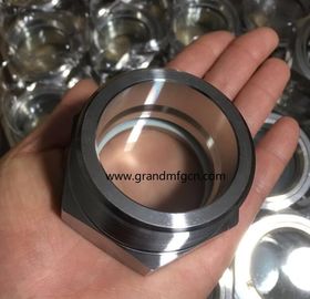 Hochdruck-Edelstahl Ölstandsanzeiger Flüssigkeitssichtglas SS304 80 bar OEM- und ODM-Service