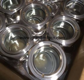 NPT-Faden 1" 2 Zoll Edelstahl SS316 SS304 Beobachtungsverdampfer Ölstand Sichtbrille OEM-Service ohne Veredelung