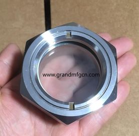 NPT-Faden 1 Zoll 1 1/2 Zoll Edelstahl SS316 SS304 Beobachtungsverdampfer Ölpegel Sichtbrille OEM ohne Veredelung