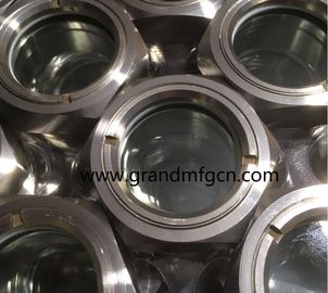 NPT-Faden 1 Zoll 1 1/2 Zoll Edelstahl SS316 SS304 Beobachtungsverdampfer Ölpegel Sichtbrille OEM ohne Veredelung