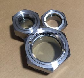 NPT-Faden 1 Zoll 1 1/2 Zoll Edelstahl SS316 SS304 Beobachtungsverdampfer Ölpegel Sichtbrille OEM ohne Veredelung