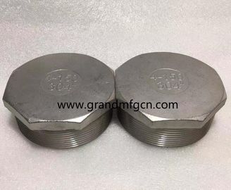 Edelstahl Hex-Plugs männliches Gewinde OEM Präzisionsbearbeitung &amp; abgedrehte Teile natürliche Veredelung