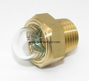 männliche BSP-Rohrfäden G3/4 &quot;Pumpenkuppel Ölstand Glassicht mit Glas OEM- und ODM-Service