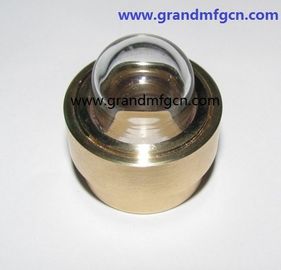 männliche BSP-Rohrfäden NPT 1 &quot;Pumpenkuppel Ölpegel Glaswachen mit Naturglas OEM und ODM-Service