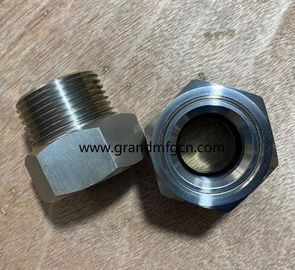 NPT-Faden 1 INCH aus Edelstahl SS316 Beobachtung Ölpegel Sichtmessgerät Rostbeständigkeit Hochdruckstand